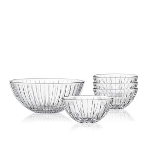 Household glass bowl set
